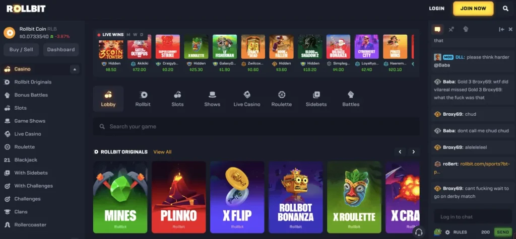 Rollbit casino